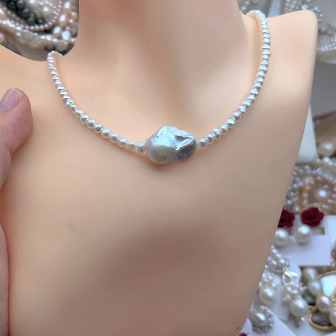 颈饰淡水珍珠未镶嵌