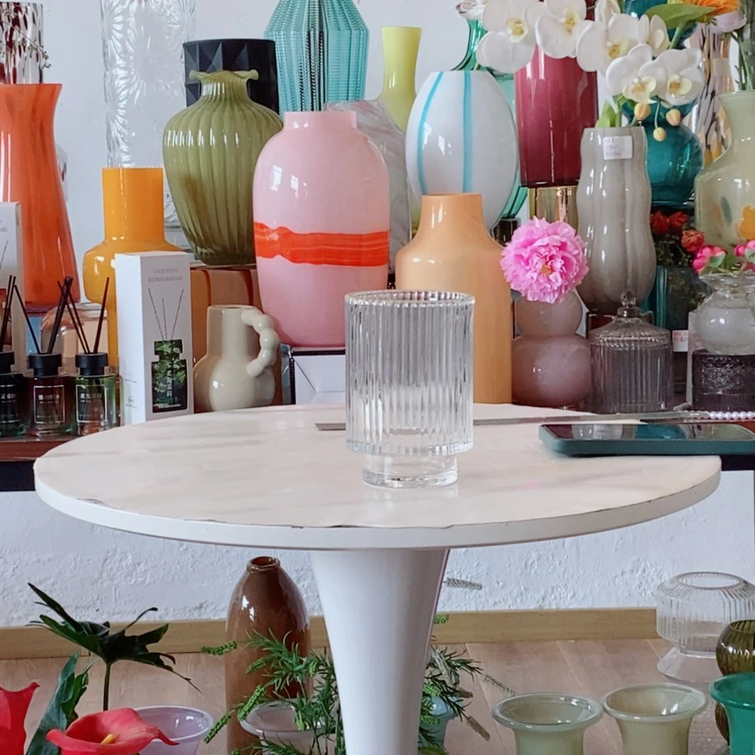 花瓶微瑕金边小可爱口7.5高13