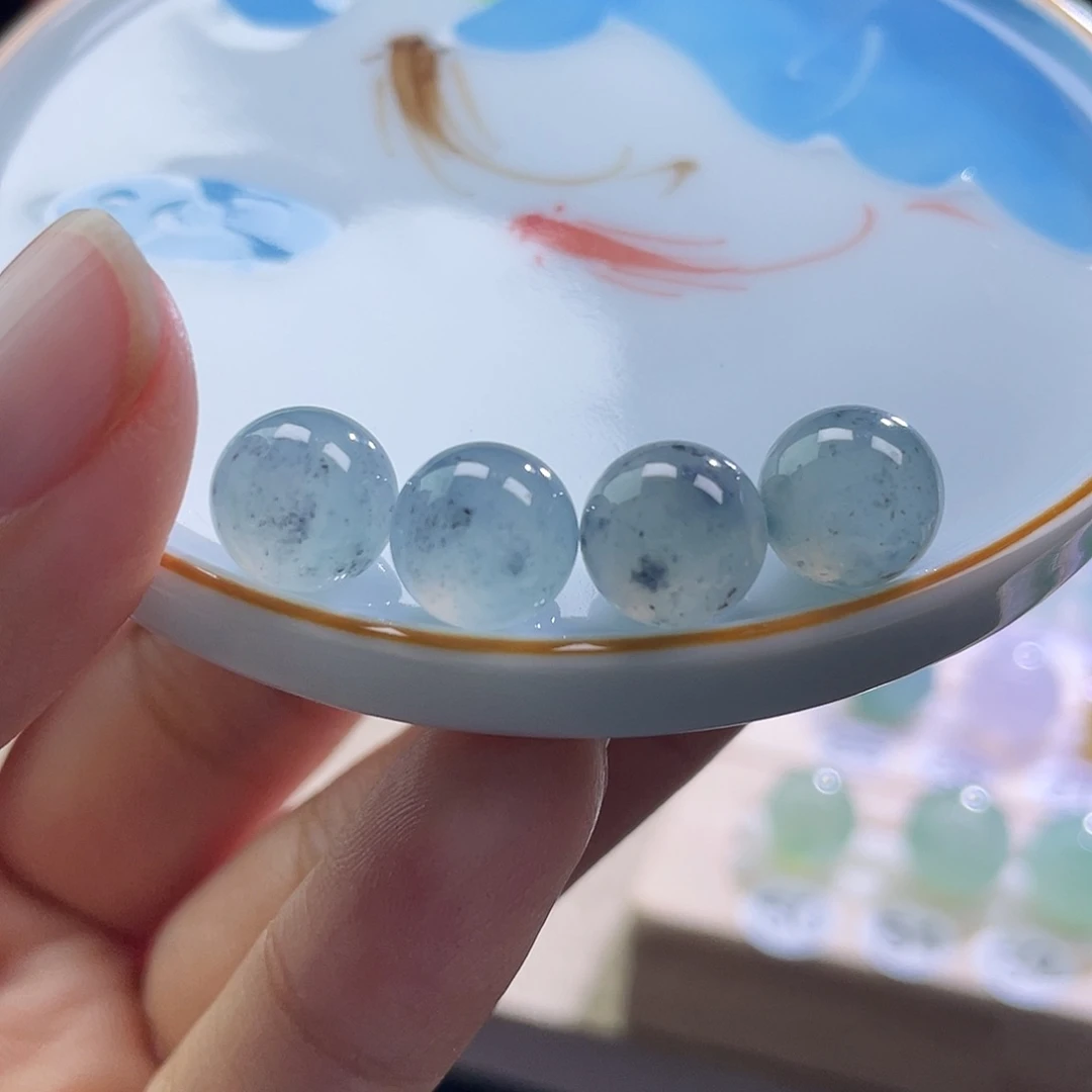 散珠翡翠展示链接勿拍缅甸翡翠a货卡9+一个