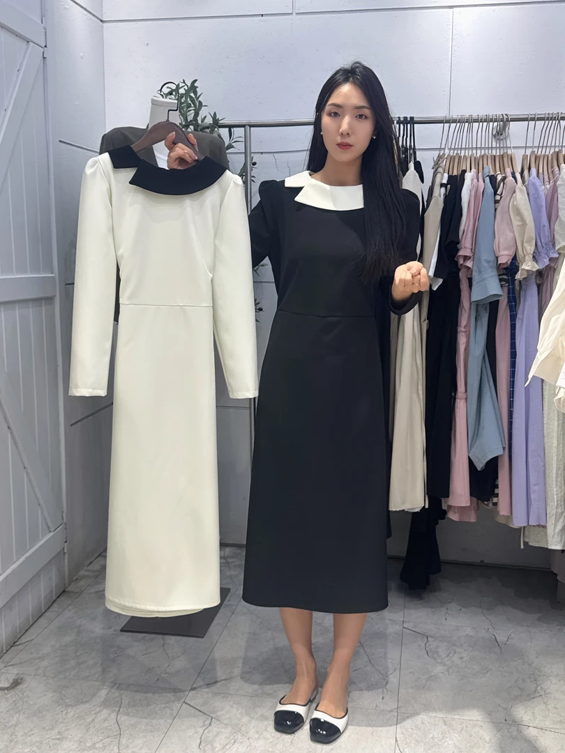 2025春季新款拼接连衣裙