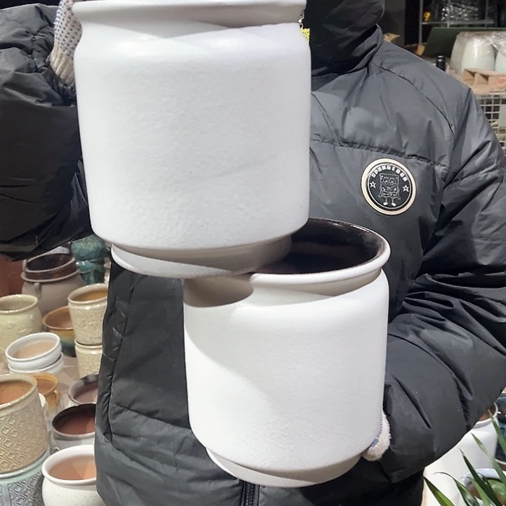 紫砂花盆高21口18————