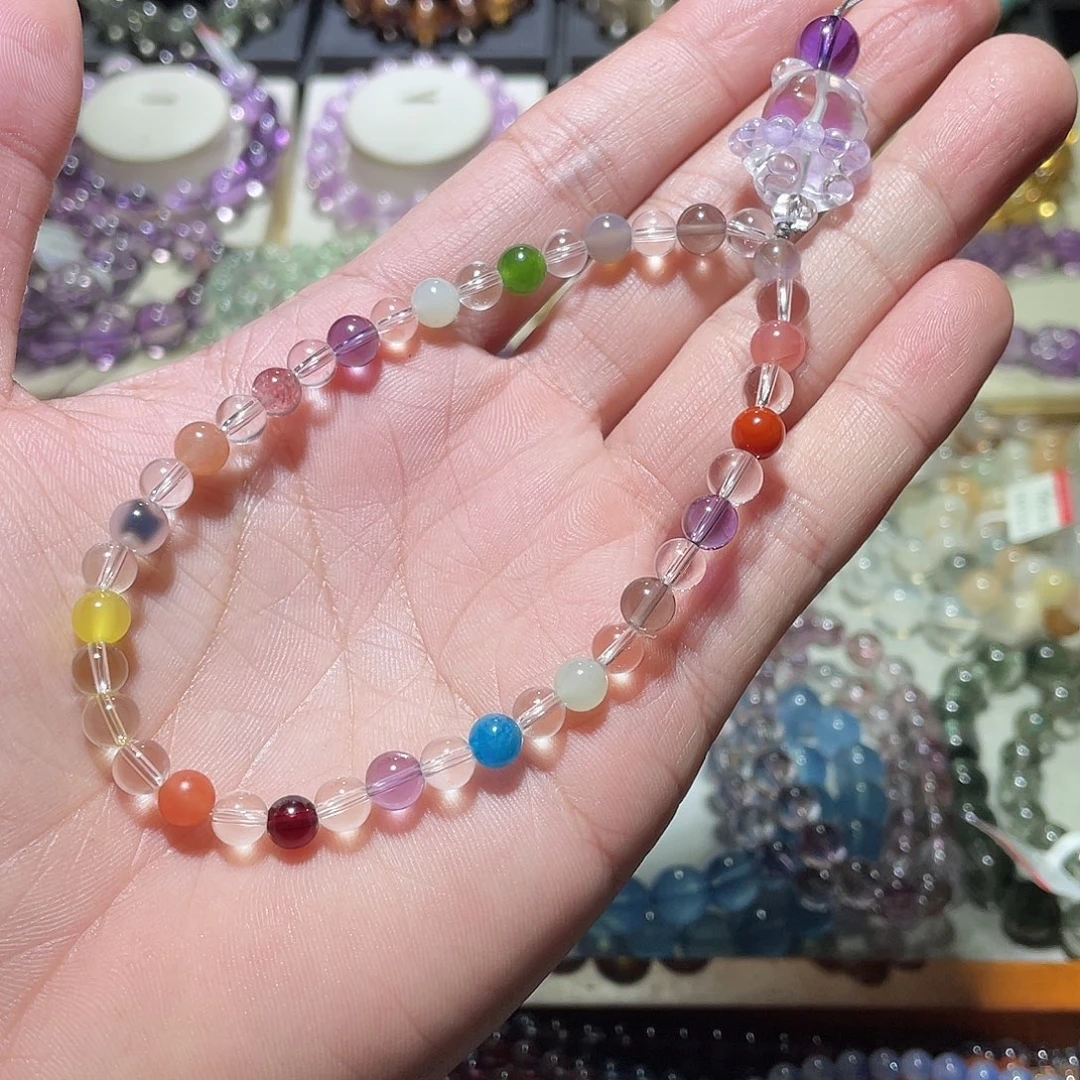 水晶手链未镶嵌手机链