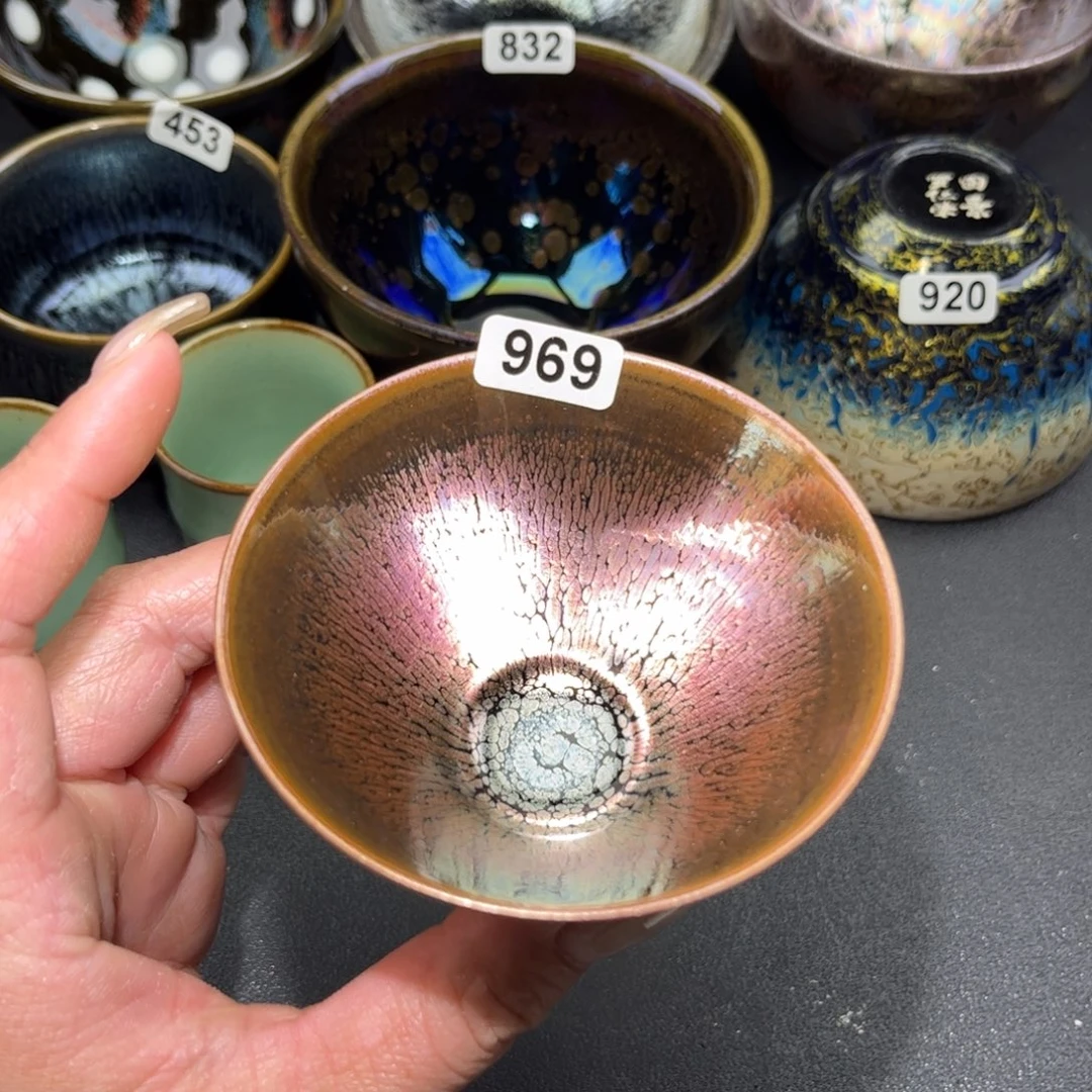 茶盏969 建盏单盏放大漏……