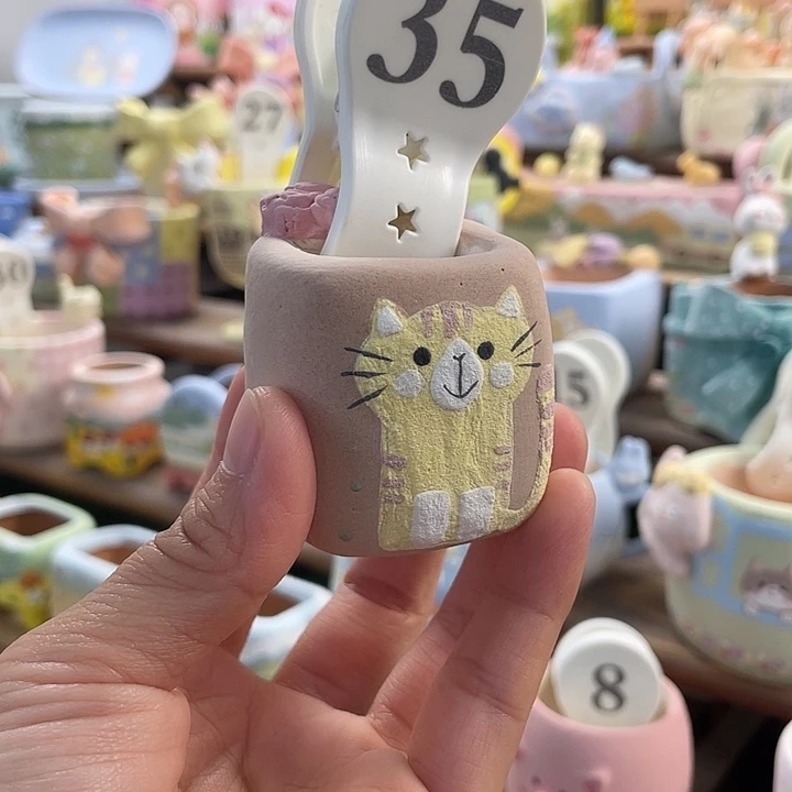 35……手工手工花盆