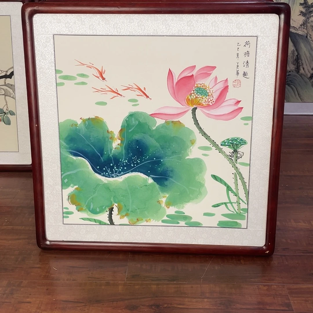 国画带框尺寸63*63厘米