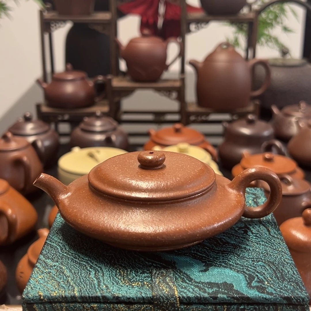 茶壶紫砂精工半手降坡泥续编100cc