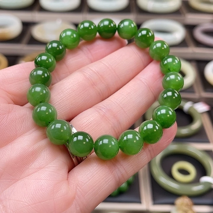和田玉（碧玉）未镶嵌手串