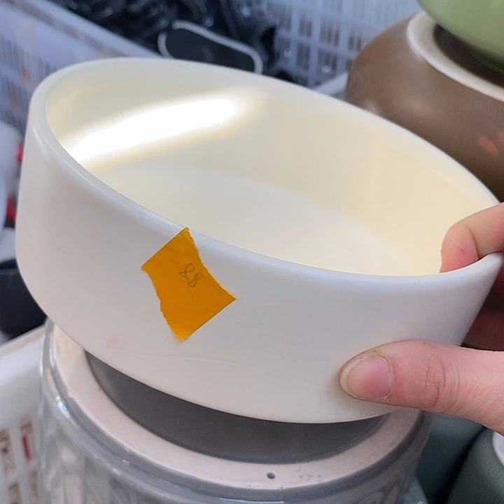 陶摆件陶盆有孔 瑕疵介意勿拍