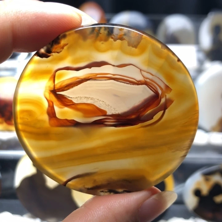 合金玛瑙/玉髓珠宝奇石39有瑕