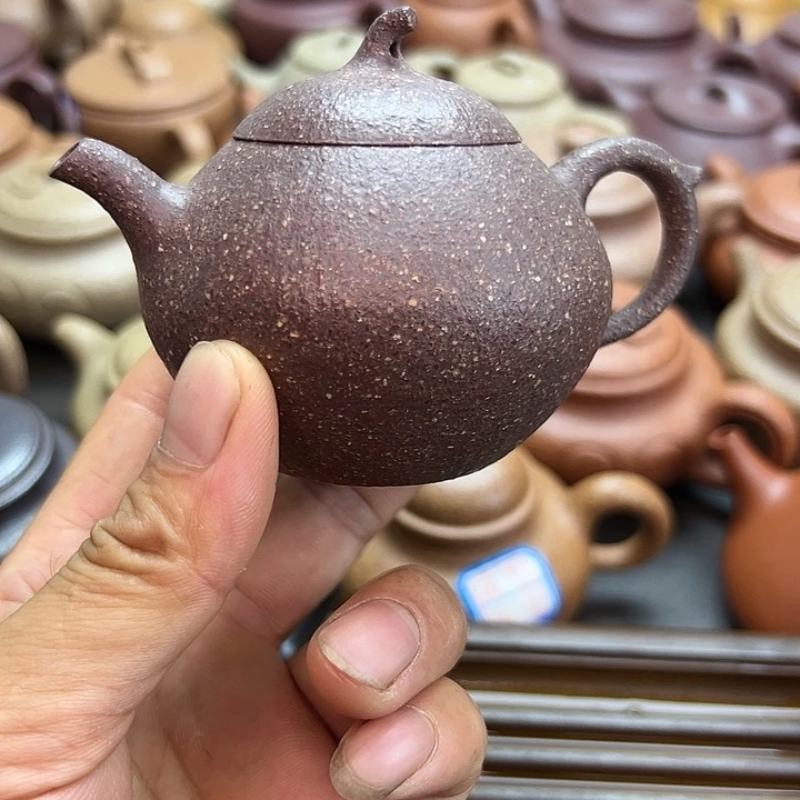 紫砂茶壶天青泥料