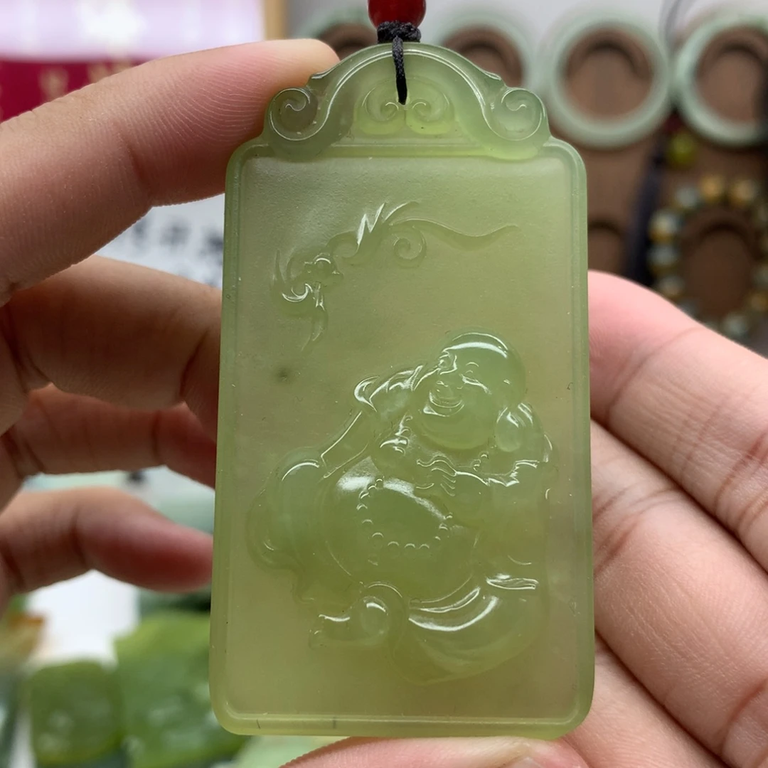 岫玉未镶嵌吊坠(不含链)