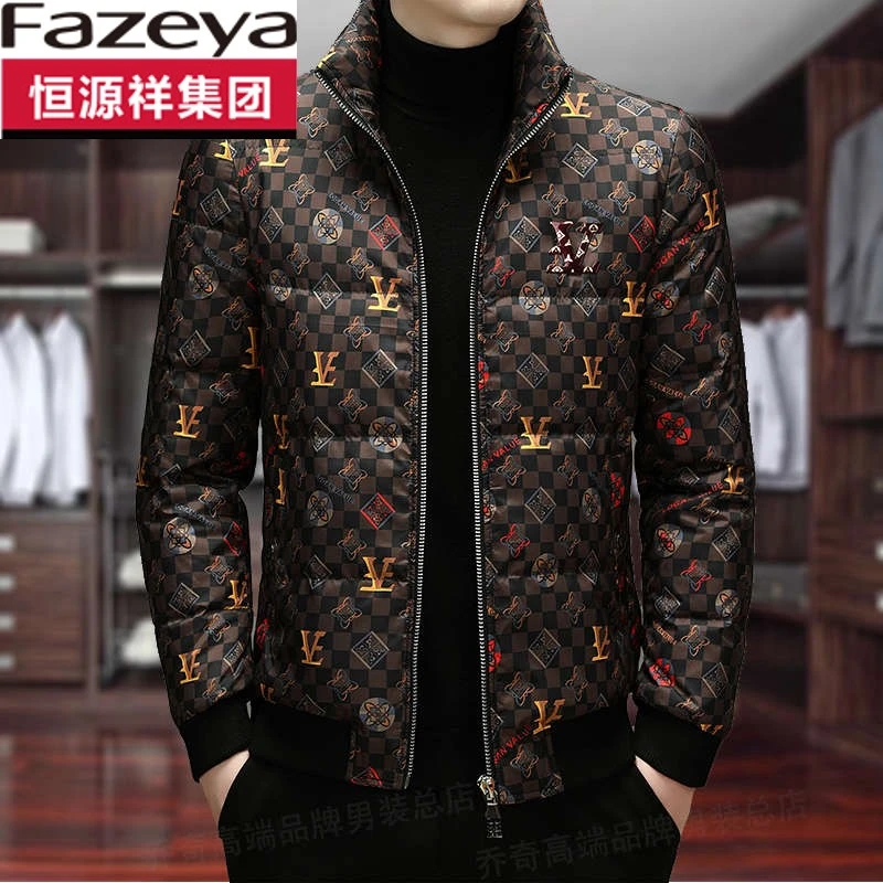 恒源祥集团彩羊奢品高端欧货羽绒服男冬季2025新款加厚保暖白鸭绒