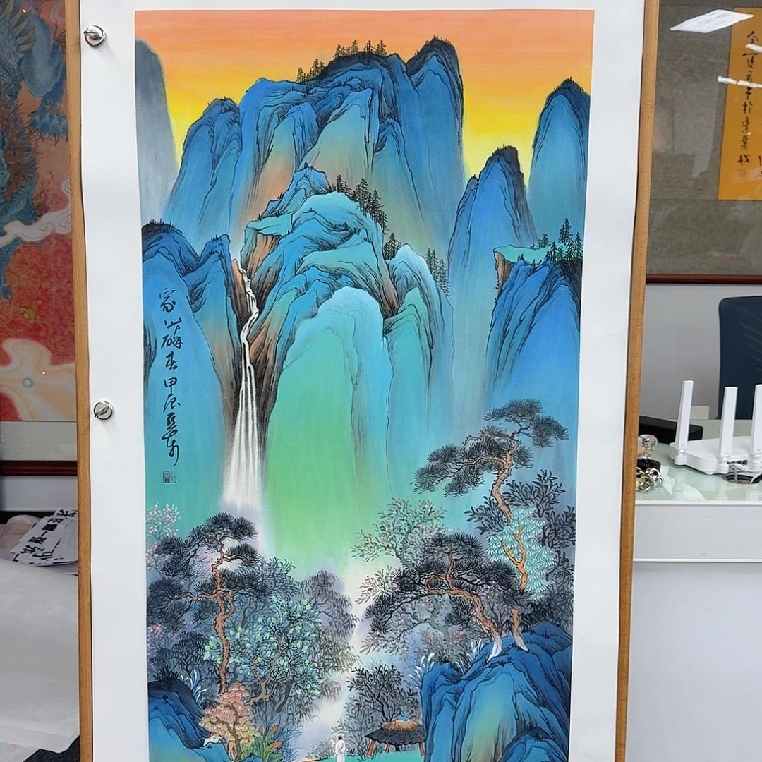 国画多次参加国内外大型