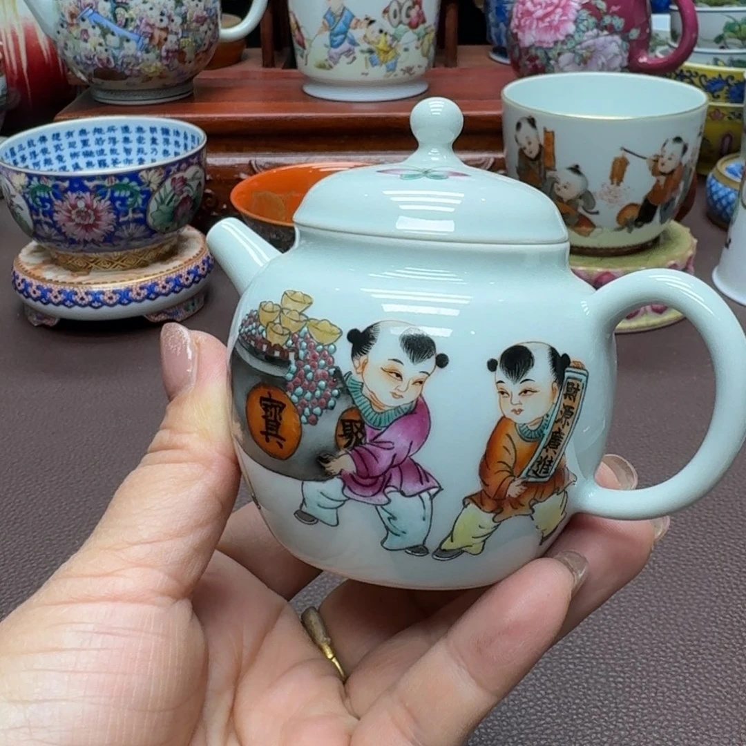 瓷片景德镇仿古手工制作精品展示