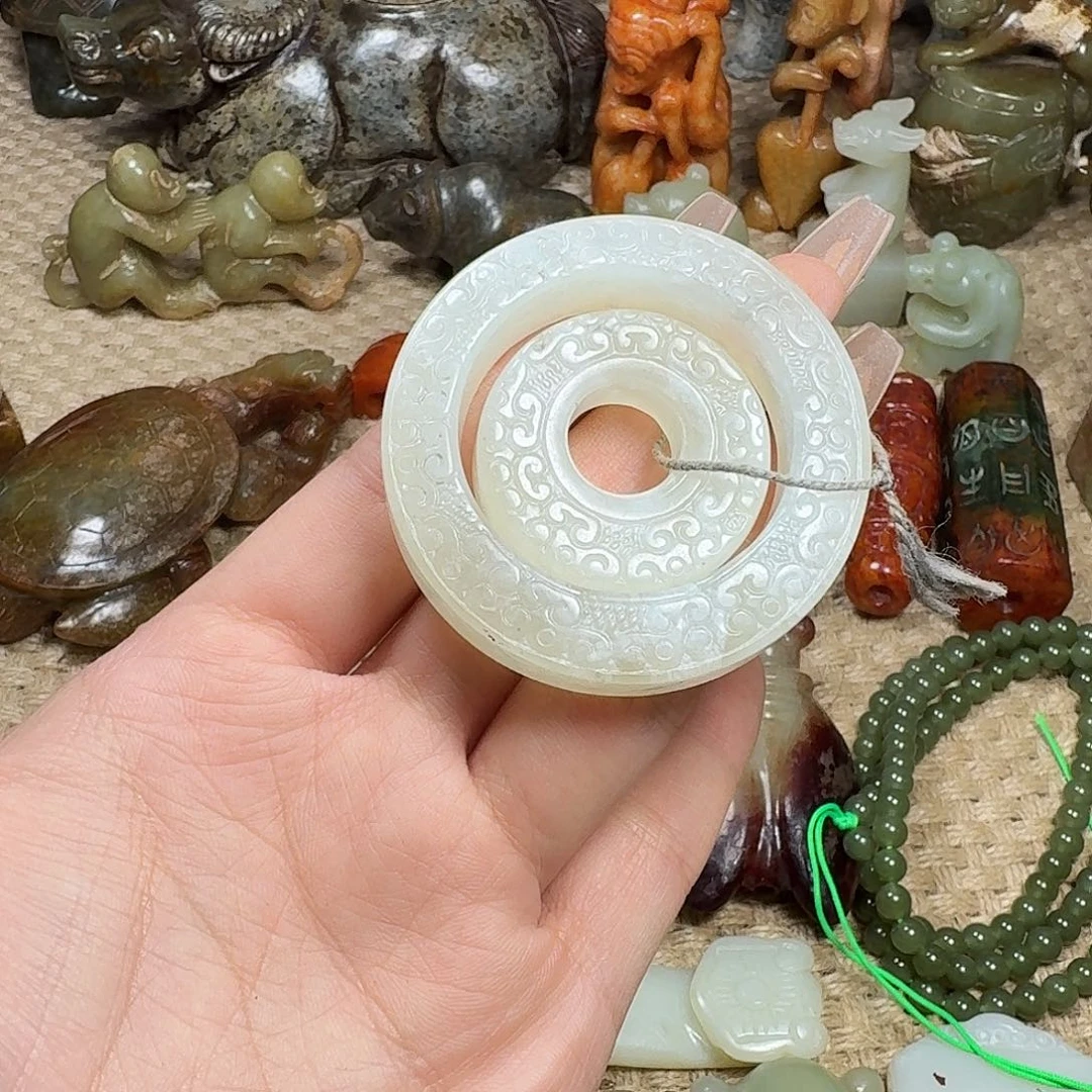 白玉菩提吊坠挂件