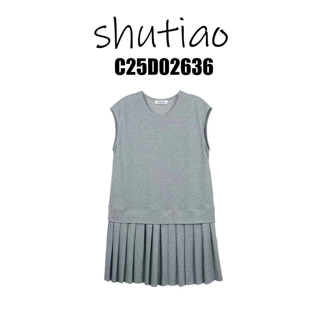 【SHUTIAO】2025夏季：新款小众设计款连衣裙C25D02636