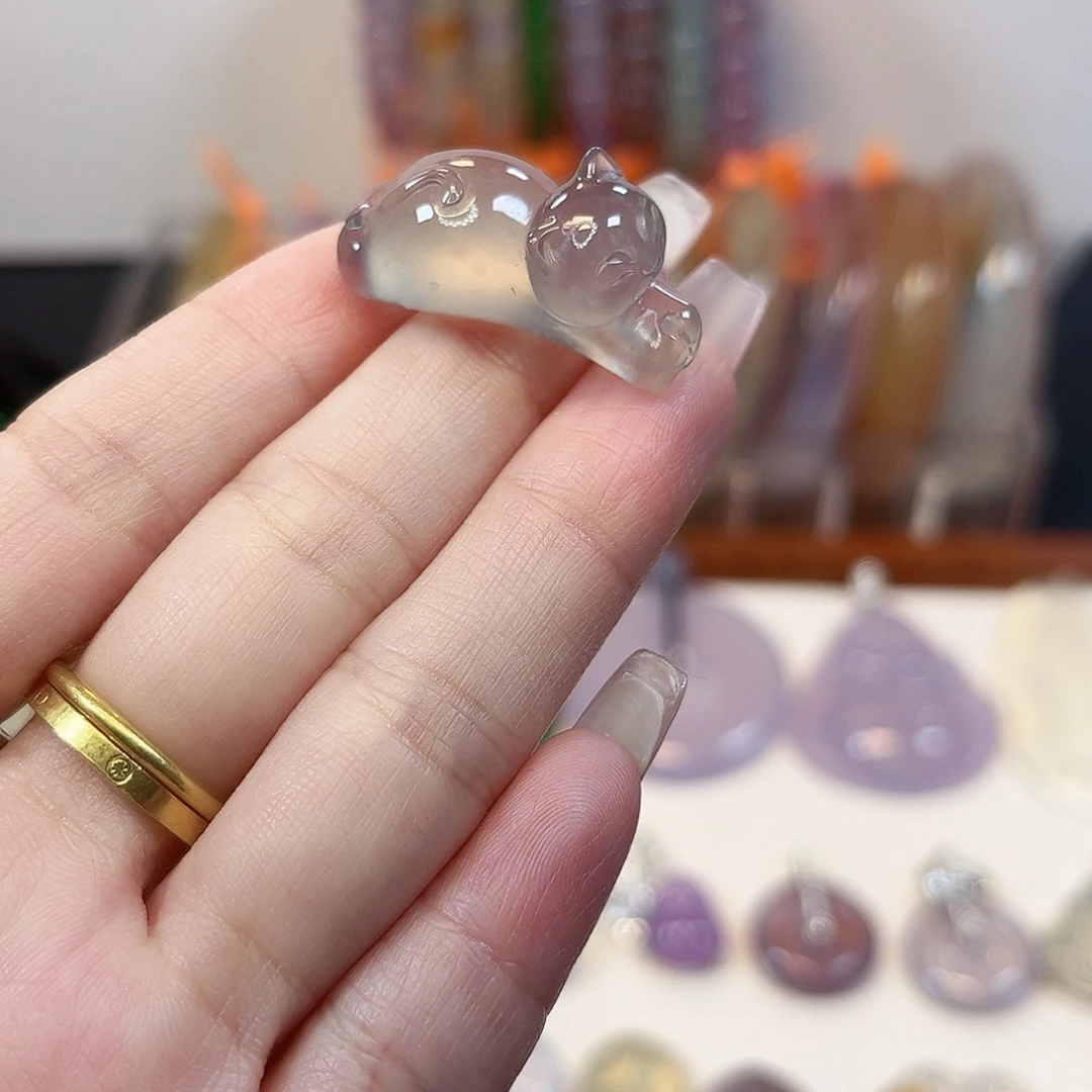 玛瑙/玉髓银S925镶嵌颈饰