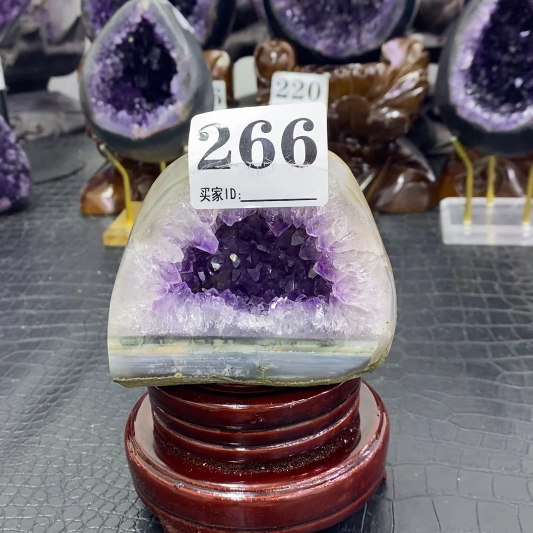 大型摆件（非配饰）未镶嵌水晶紫水晶266