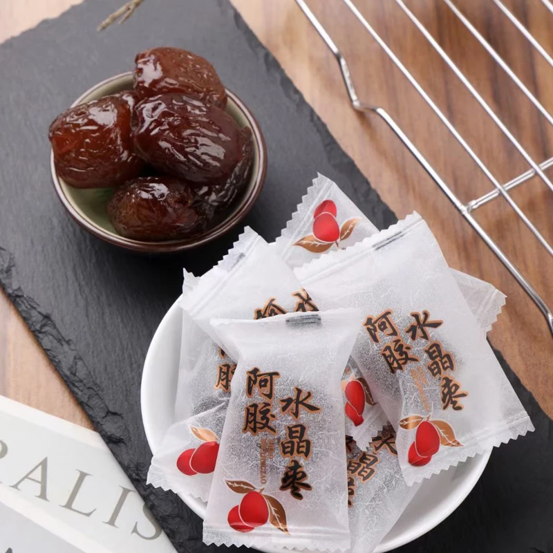 阿胶水晶枣过年小零食整袋包装100克阿胶水晶枣