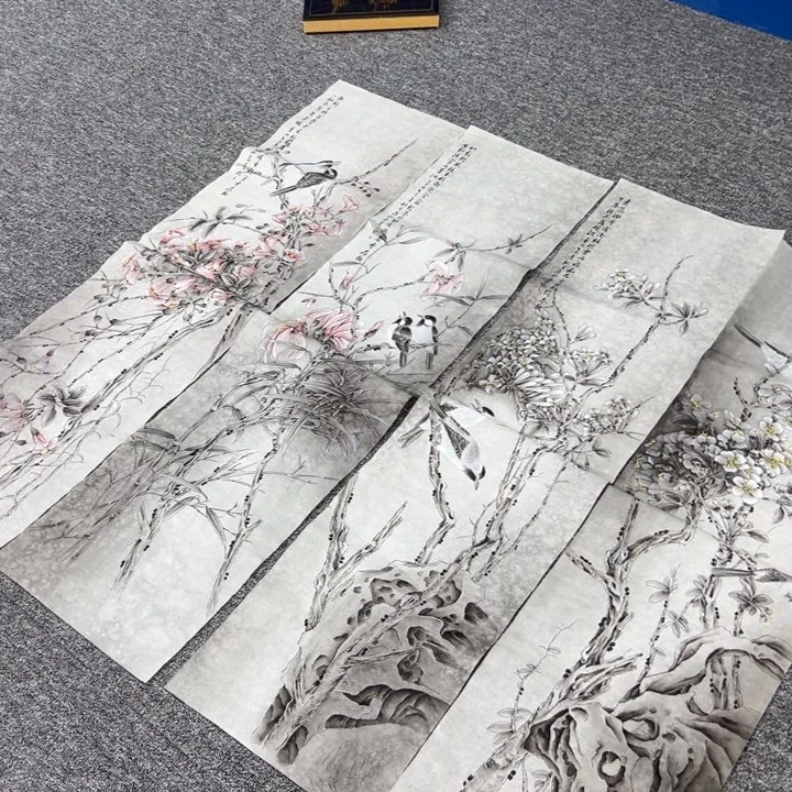 国画国画作品纯手工