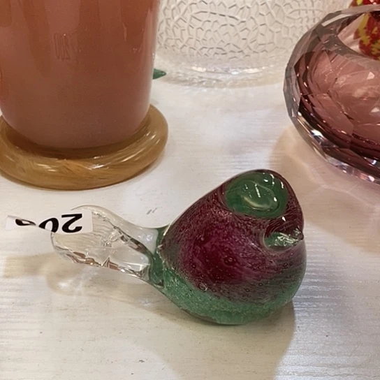 琉璃长度12厘米夜光琉璃小鸟