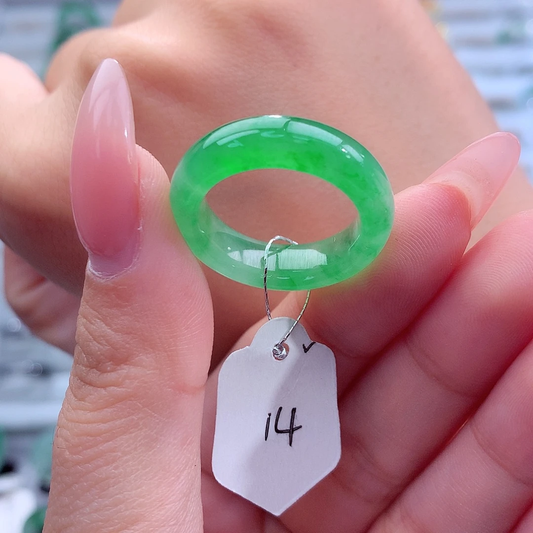 素***7翡翠未镶嵌戒指天然