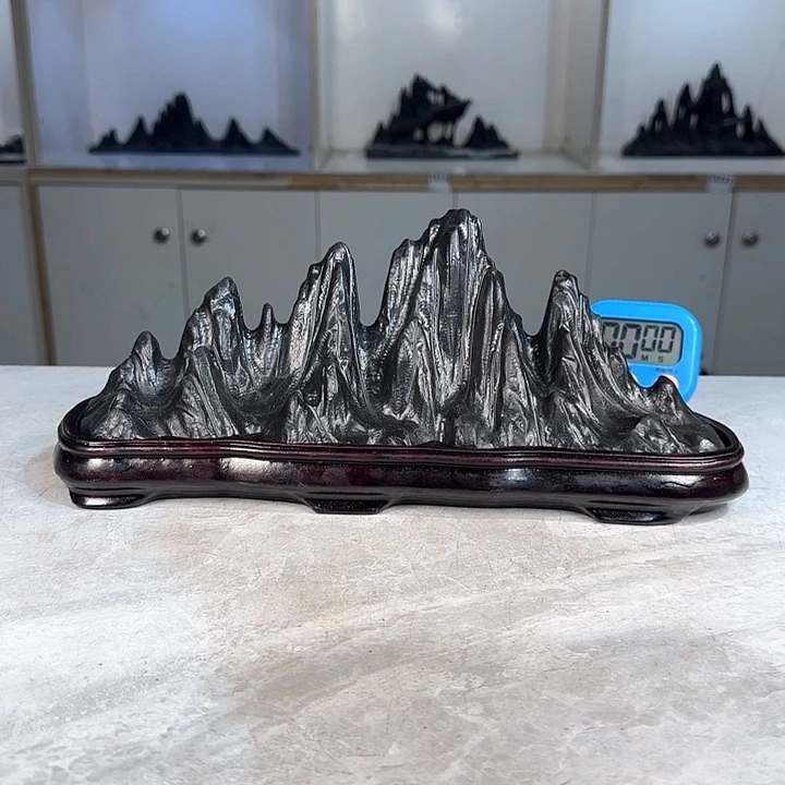 奇石茶宠鱼缸文房摆件 一*