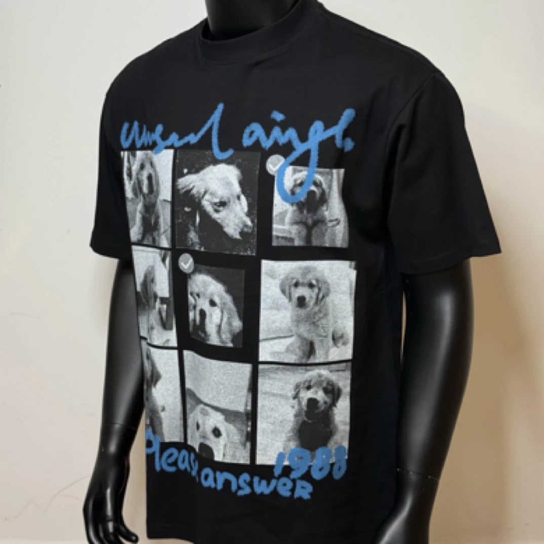 2025年夏季重磅美式纯棉新款短袖T恤男ins潮流牌街头宽松百搭短袖