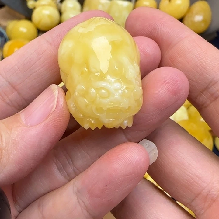 蜜蜡颈饰未镶嵌天然蜜蜡