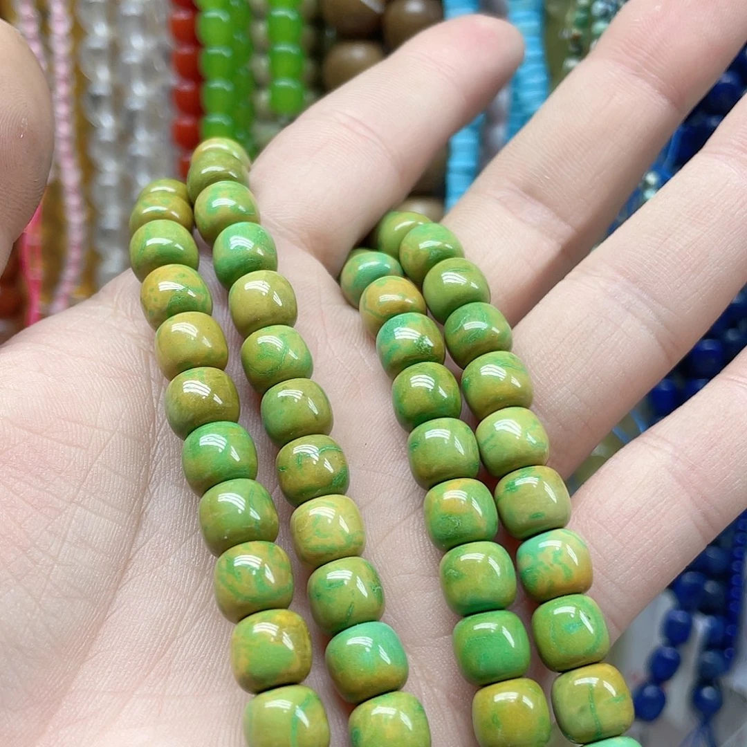 玛瑙/玉髓合金珠宝半成品8mm一条