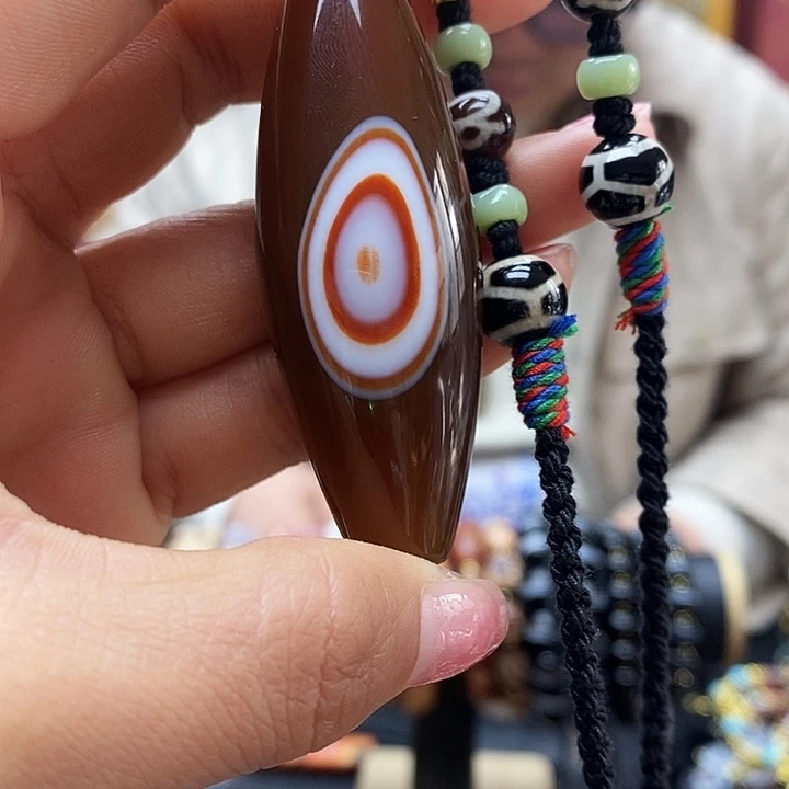 玛瑙/玉髓（覆膜）合金颈饰