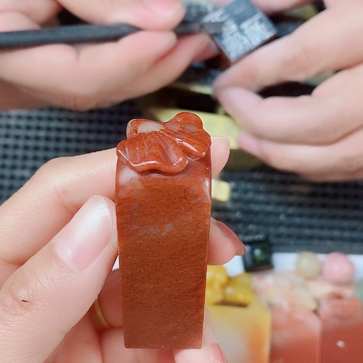 寿山石现场直播手工