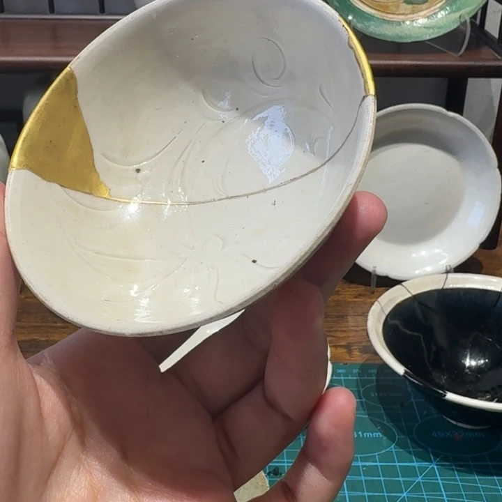山***居茶盏茶盏茶盏定窑定窑