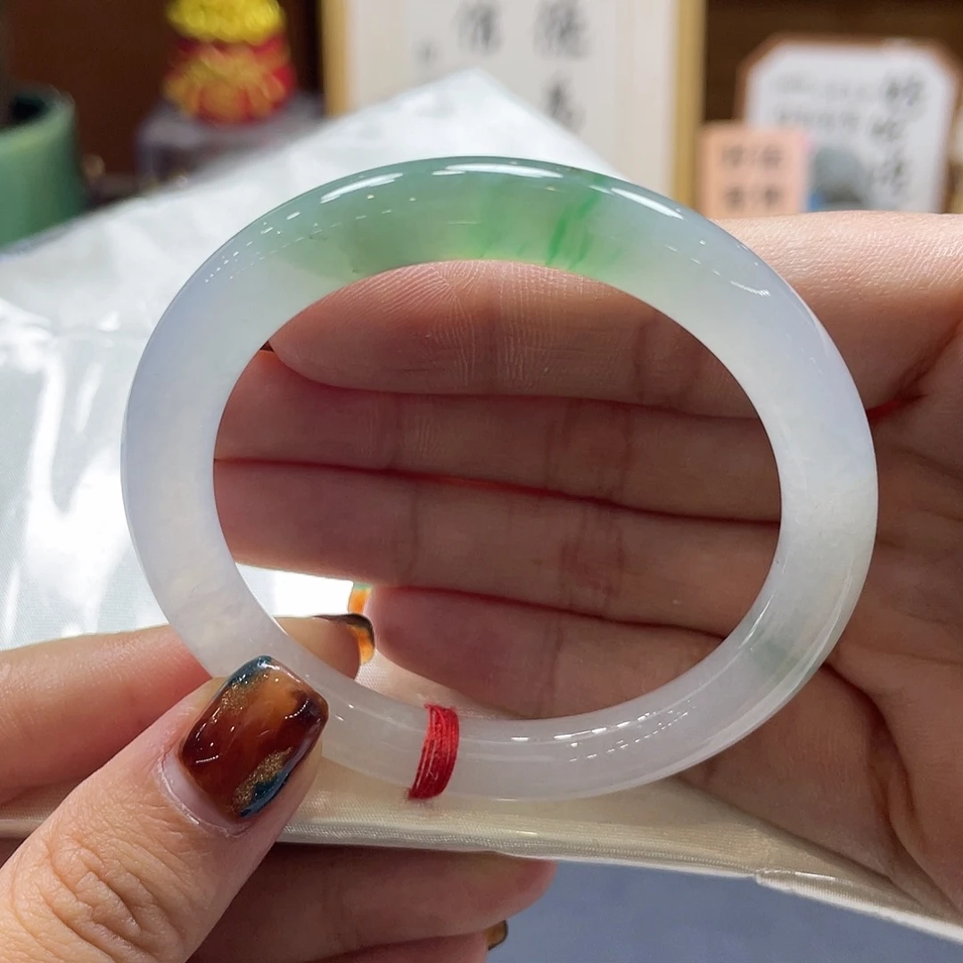 翡翠未镶嵌手镯21号