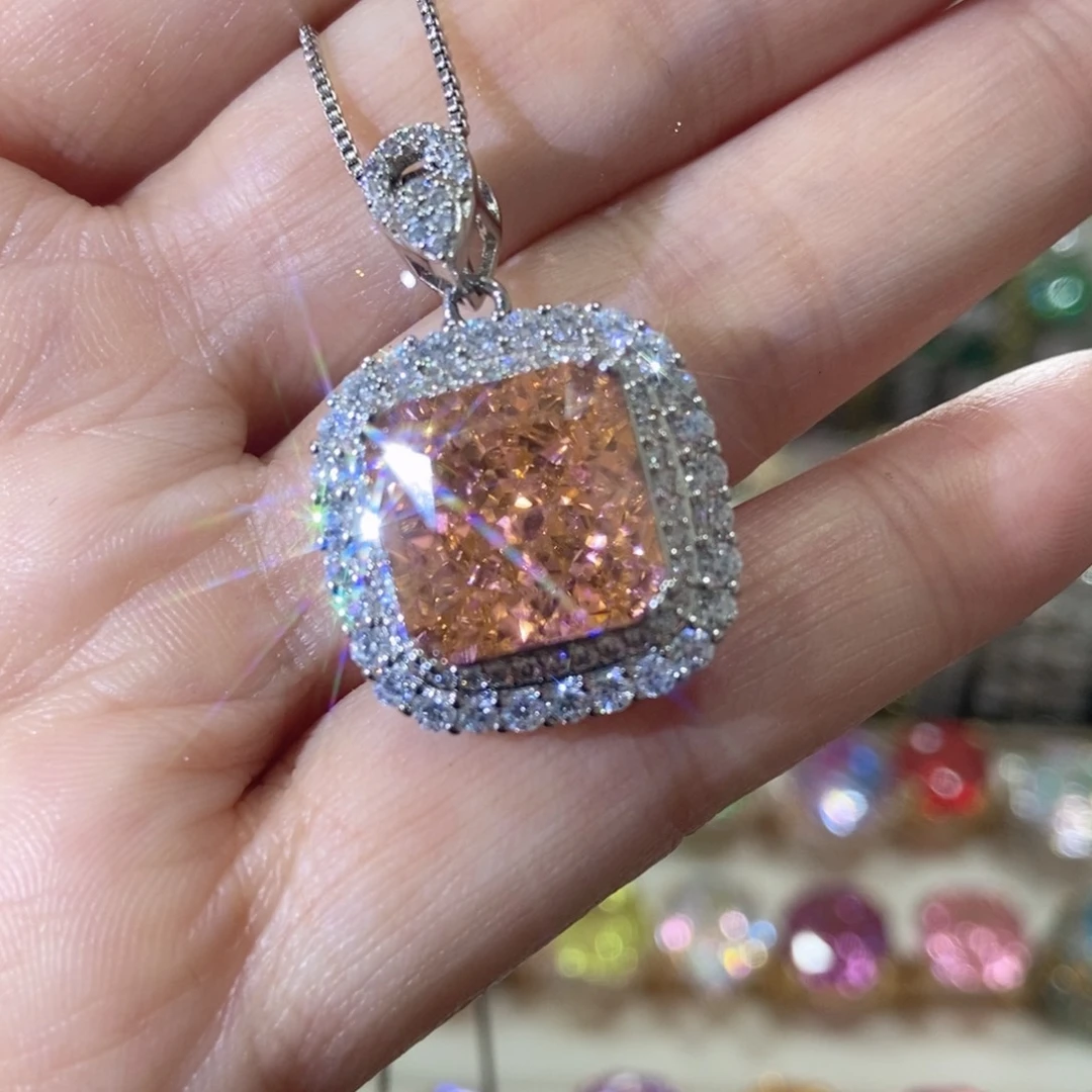 66锆石（处理）吊坠