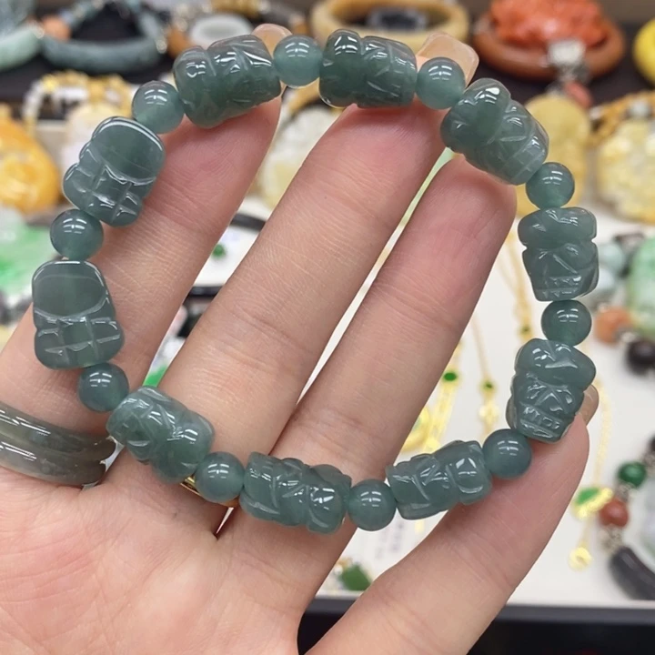 未镶嵌手链翡翠手链1