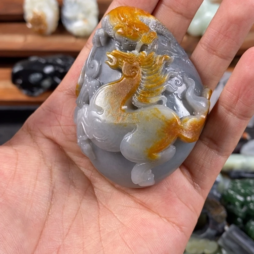 【闪购商品】未镶嵌和田玉挂件顾**伟