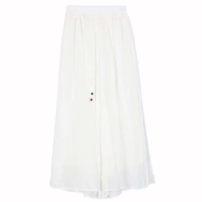 民族风女春夏季文艺大码休闲九分裤裙