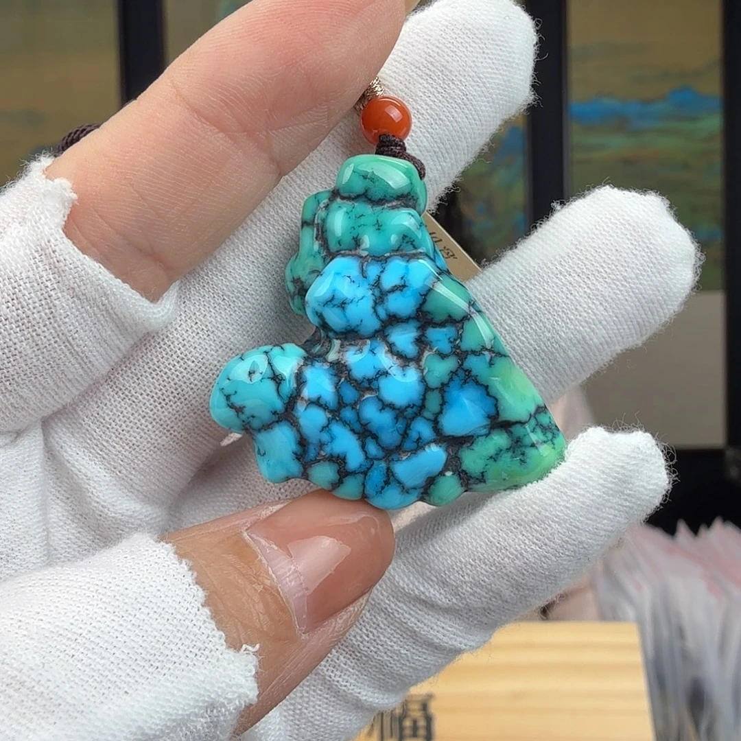 绿松石未镶嵌珠宝奇石