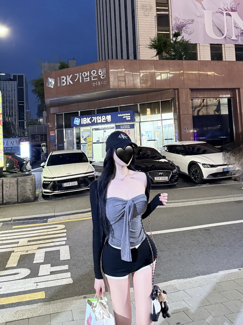 甜芯Sweet韩国原版纯欲蝴蝶结抹胸带胸垫立体蝴蝶结