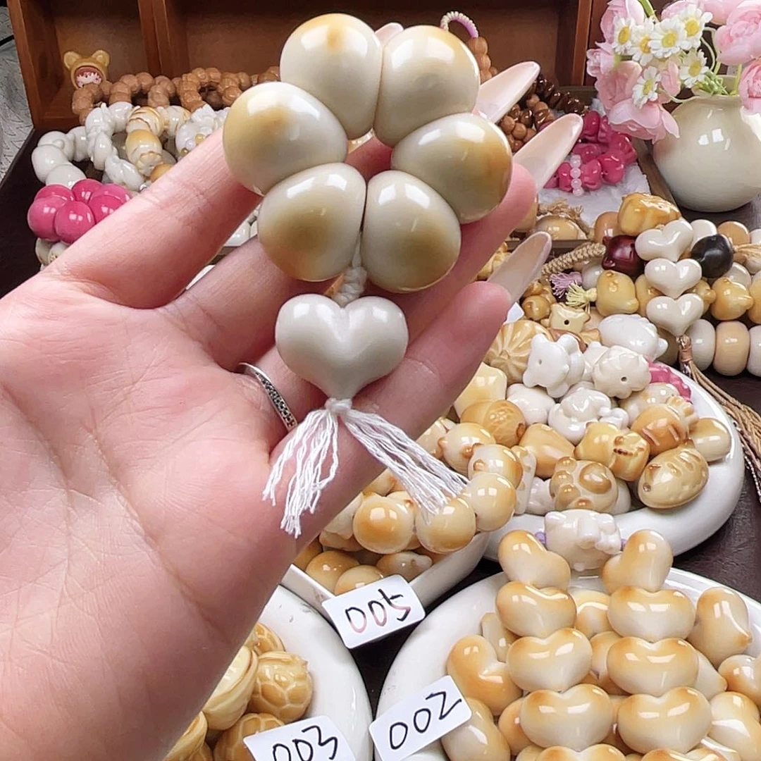 吊坠白玉菩提一串成品c