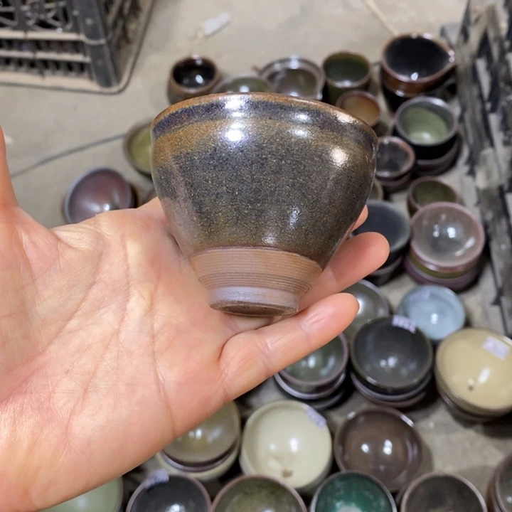 灵***溪茶盏建阳建盏微瑕束口