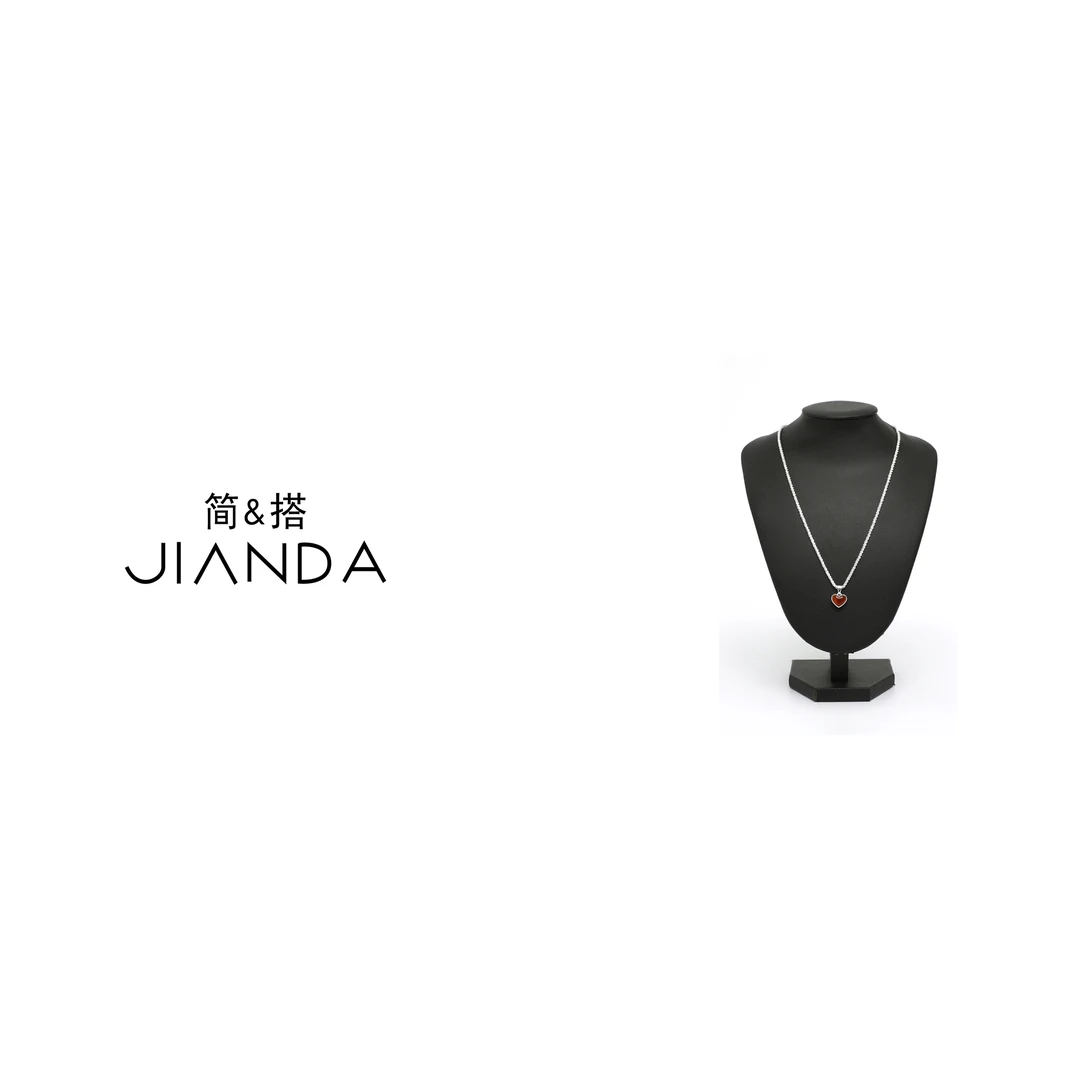 简&搭 坠链均925银  【千屿Sheila】 爱心项链253-XL/0811-73278