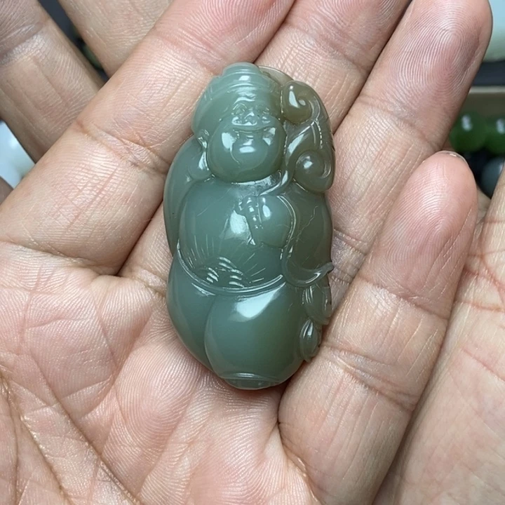 吊坠(不含链)未镶嵌和田玉