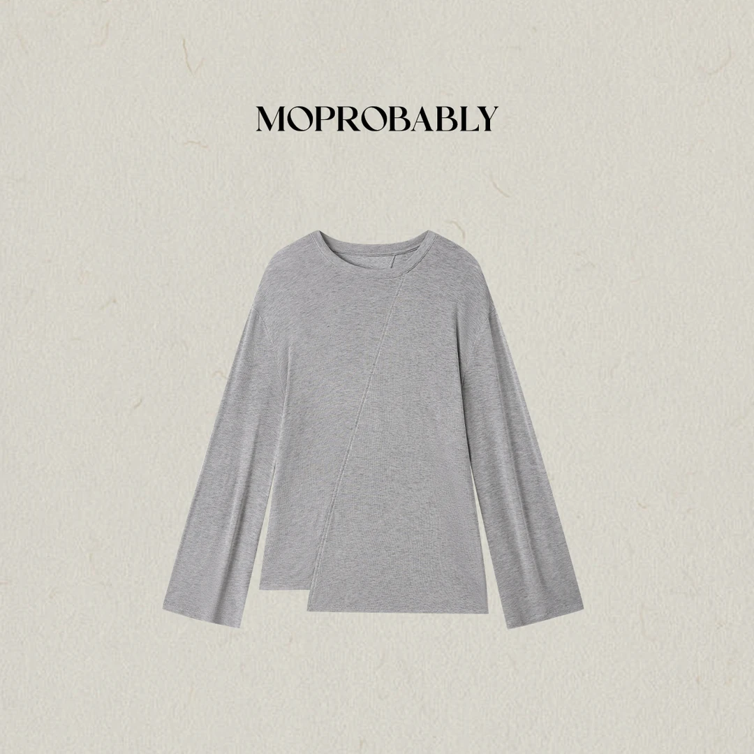 Moprobably李予诺「杠杆主义」"莱赛尔"宽松套头毛衫L5247280