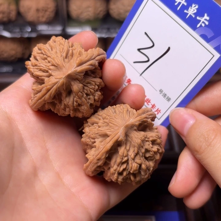 把件文玩核桃45虎头31全