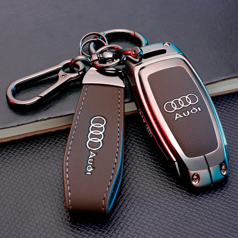 奥迪A6L钥匙套2025款高档a8专用a7l全包新q7车钥匙扣q6包q8壳25男