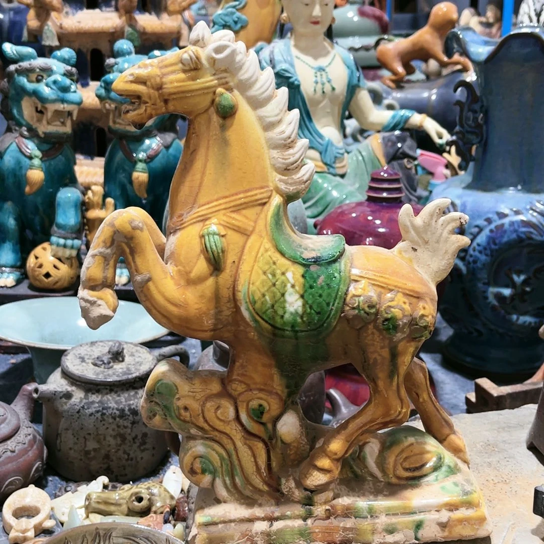 瓦当摆件摆件茶的陶瓷