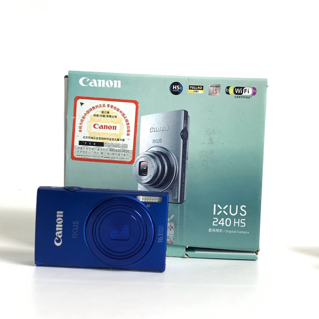 99新 Canon/佳能 ixus240 蓝色原盒 1610万像素 ccd