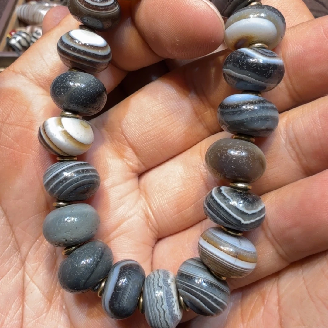 玛瑙/玉髓未镶嵌手链